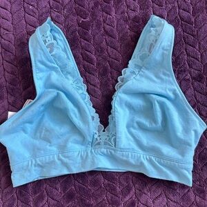 Victoria's Secret Sky Blue Lace Bralette